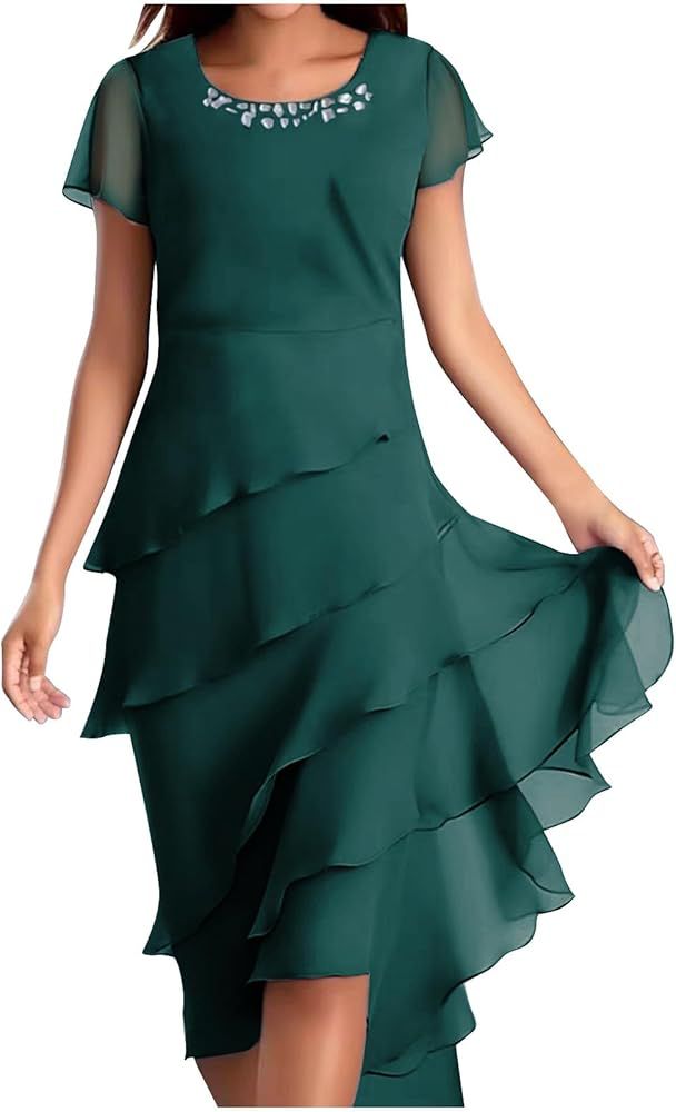 Lorena | Vestido de lujo con capas